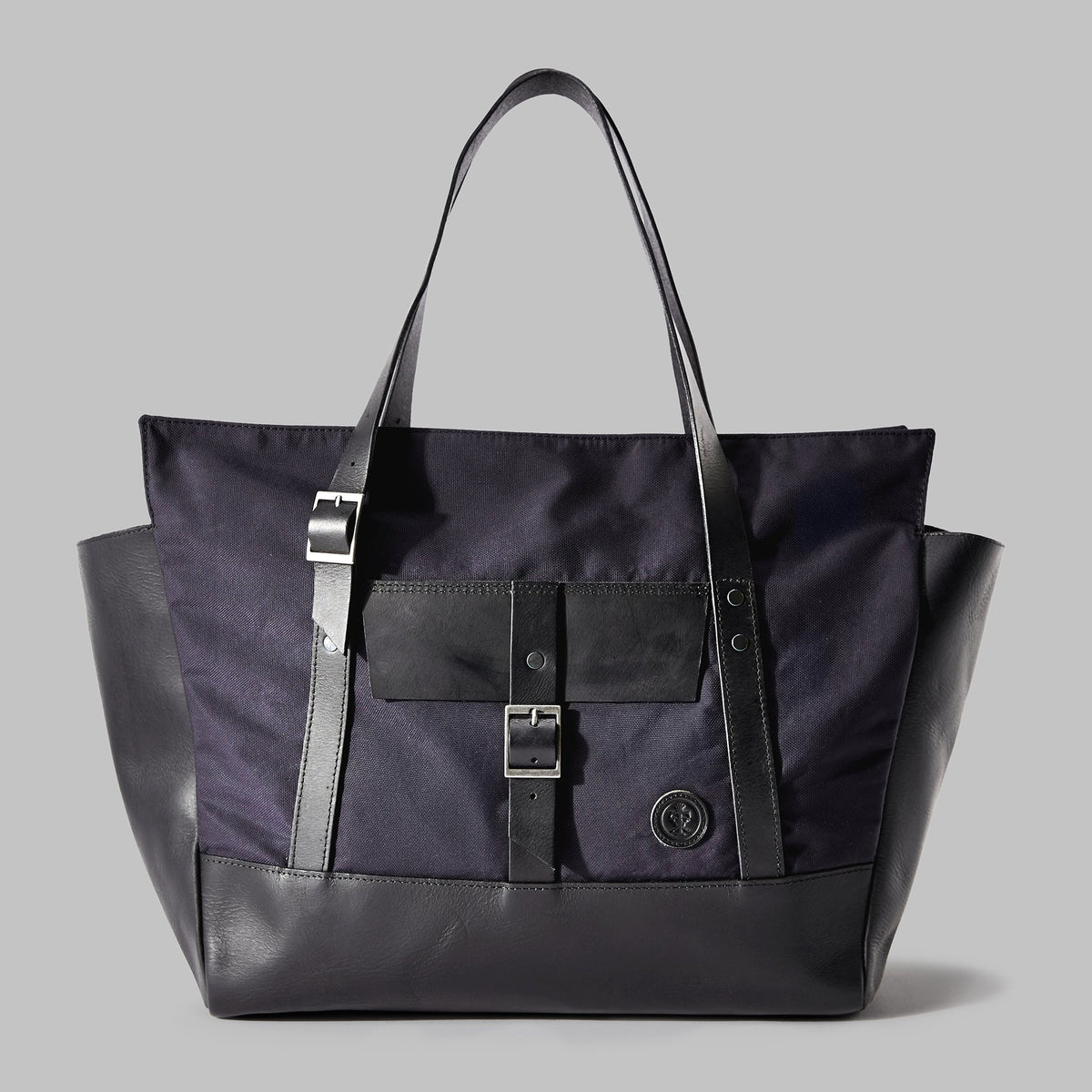 Longton Navy Nylon Large Tote - John Partridge & Co