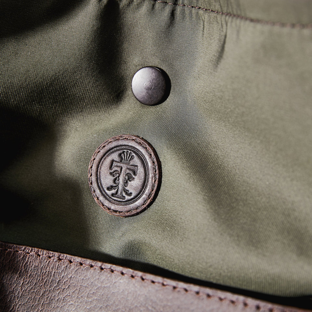Moseley Olive Nylon Bucket Bag - John Partridge & Co