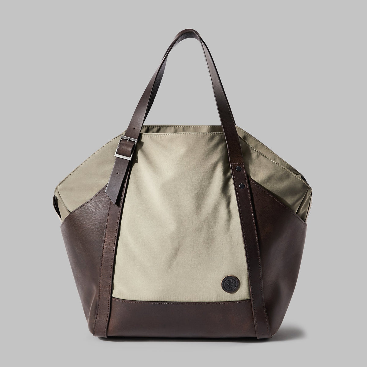 Amerton Beige Nylon Shoulder Bag - John Partridge & Co