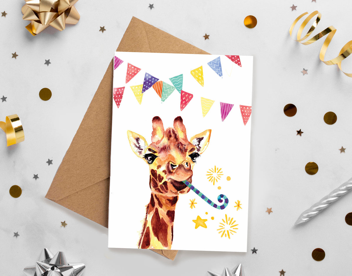Safari Animal Greeting Cards By Skorkart - John Partridge & Co