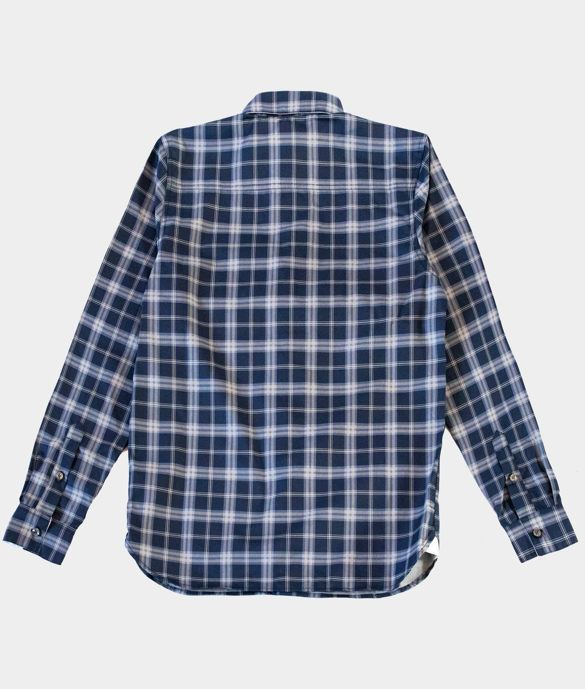 Bridge Shirt - Navy Check | By Cro'Jack - John Partridge & Co