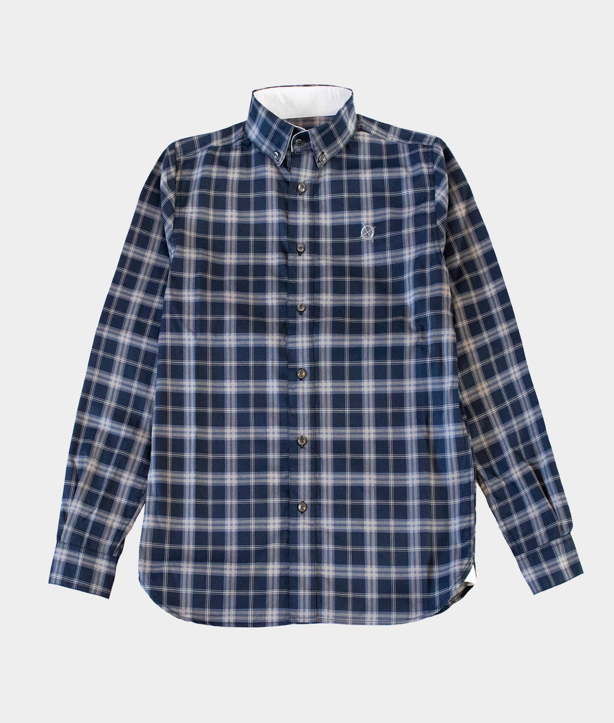 Bridge Shirt - Navy Check | By Cro'Jack - John Partridge & Co