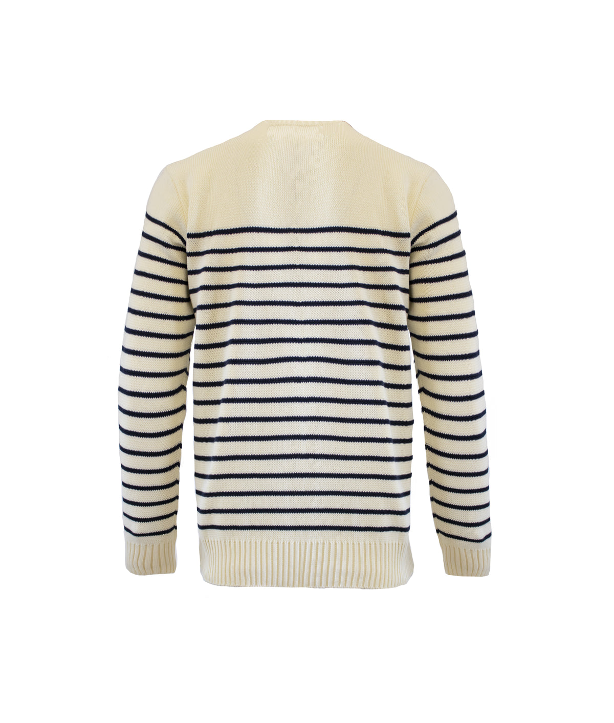 Breton Stripe Sweatshirt - Natural - John Partridge & Co