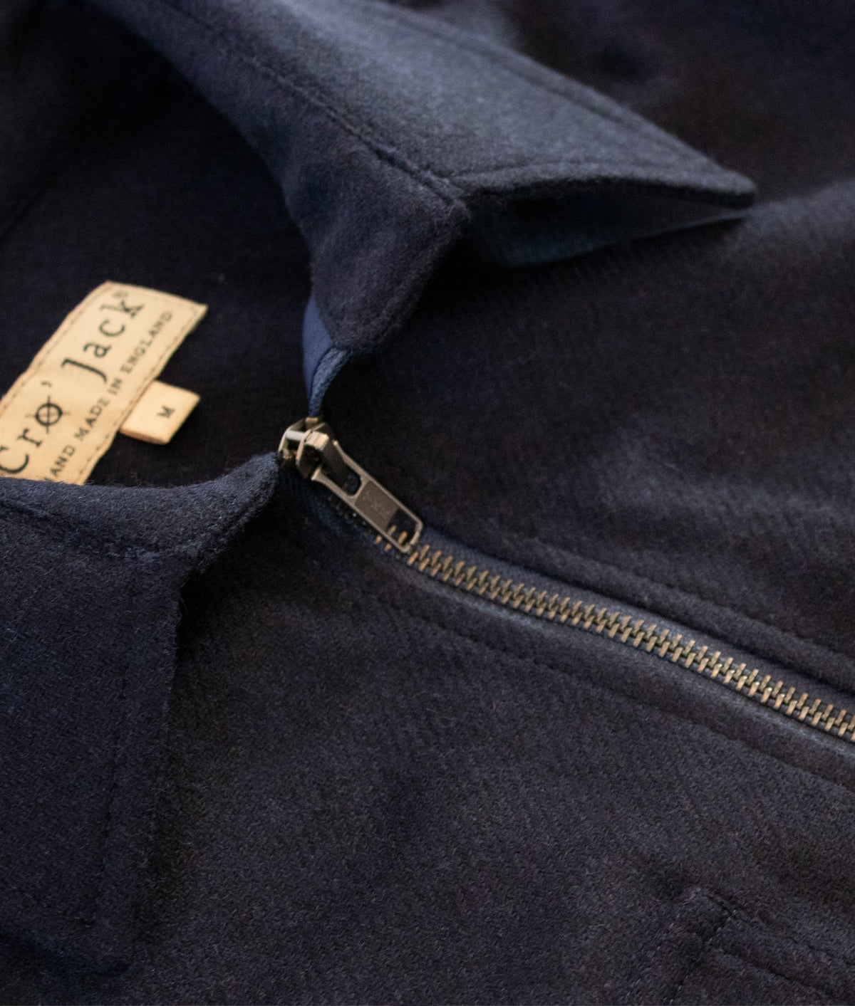 Hank Zip Shacket - Navy | By Cro'Jack - John Partridge & Co