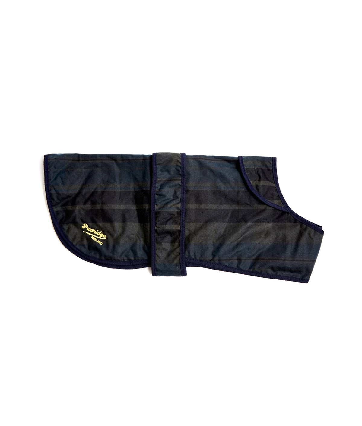Dog Coat - Blue Dundee Check - John Partridge & Co