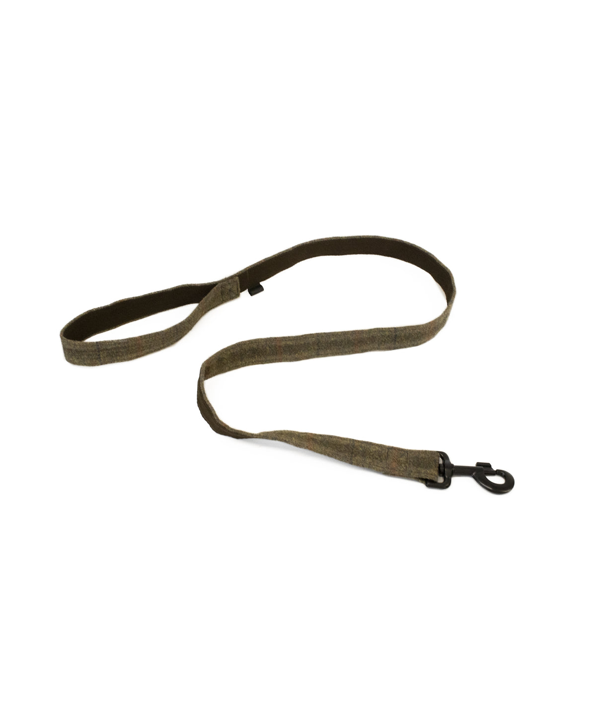 Dog Lead - Brown Waxed Tweed - John Partridge & Co