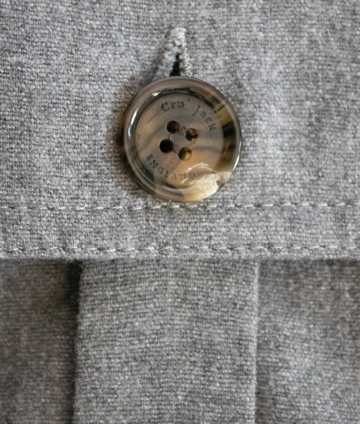 Hank Zip Shacket - Grey | By Cro'Jack - John Partridge & Co