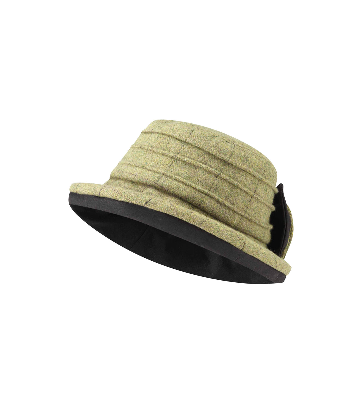 Ladies Bow Hat - Sand Tweed - John Partridge & Co