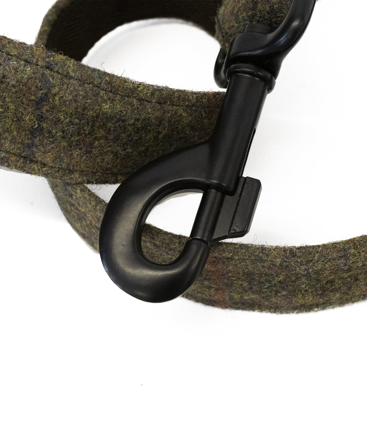 Dog Lead - Brown Waxed Tweed - John Partridge & Co