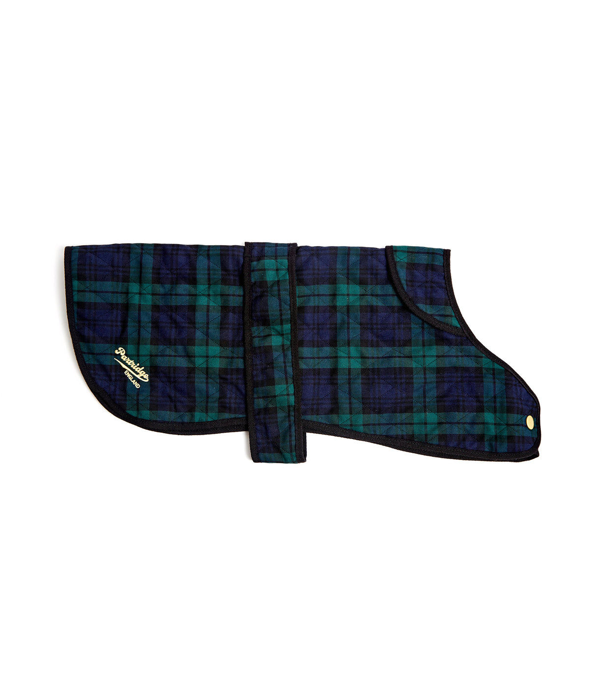 Dog Coat - Green & Navy Tartan - John Partridge & Co