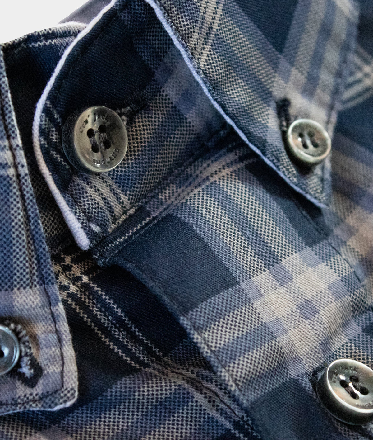 Bridge Shirt - Navy Check | By Cro'Jack - John Partridge & Co