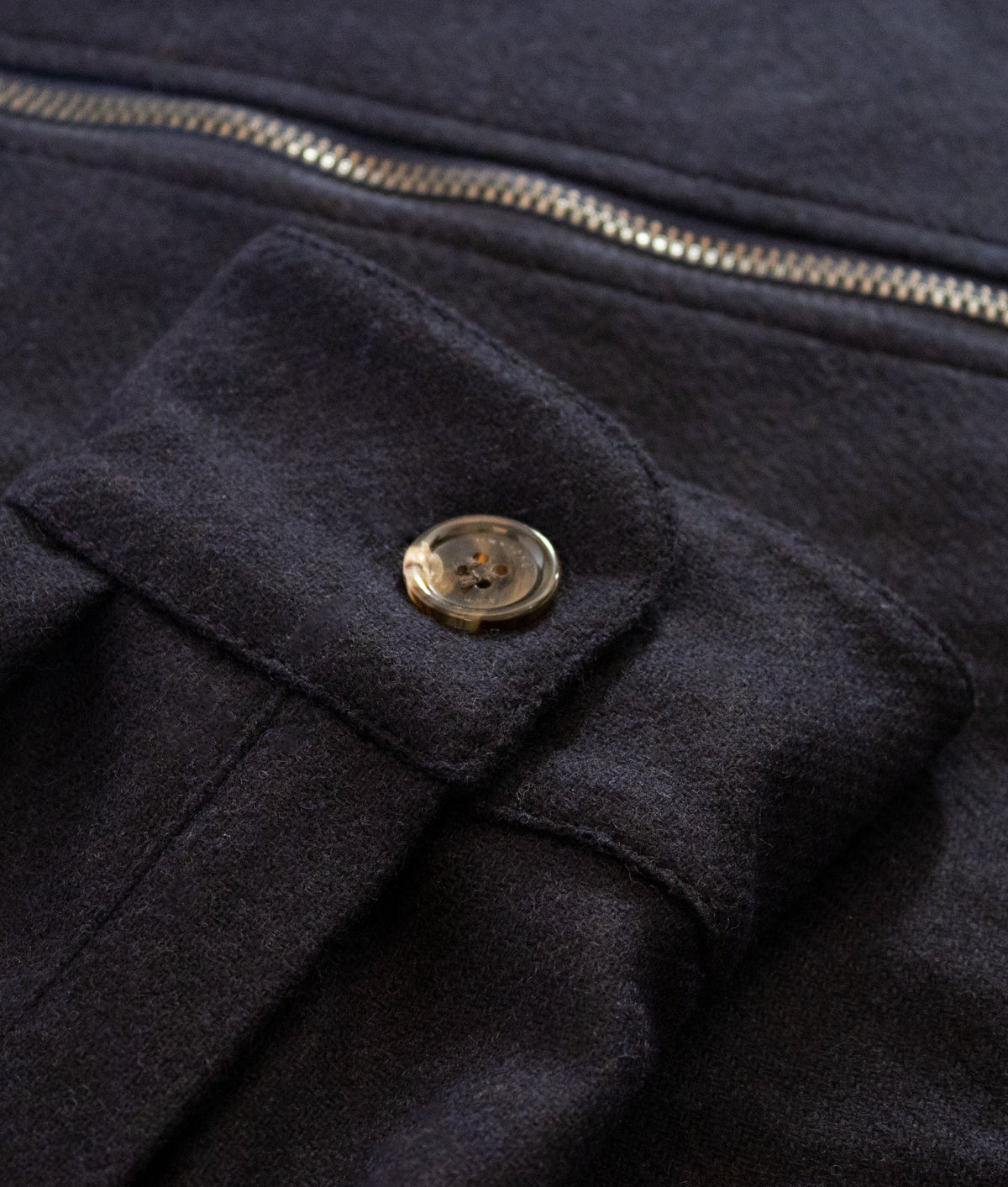Hank Zip Shacket - Navy | By Cro'Jack - John Partridge & Co