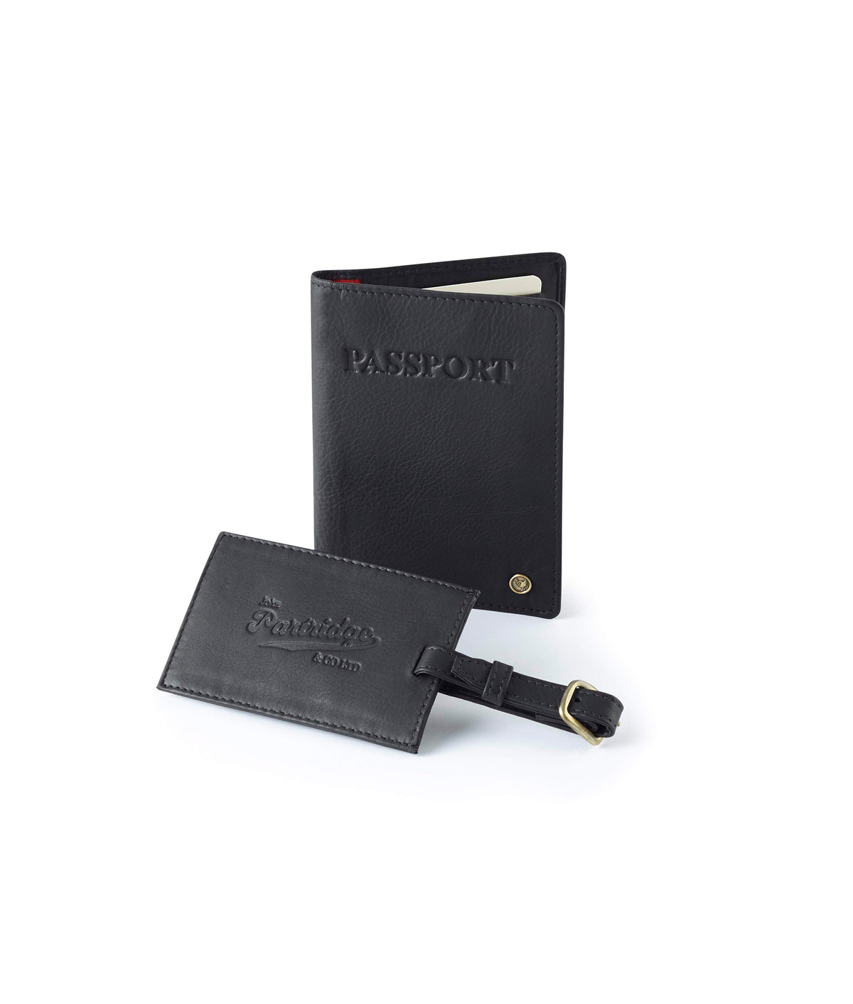 Travel Gift Sets - Classic Leather Black - John Partridge & Co