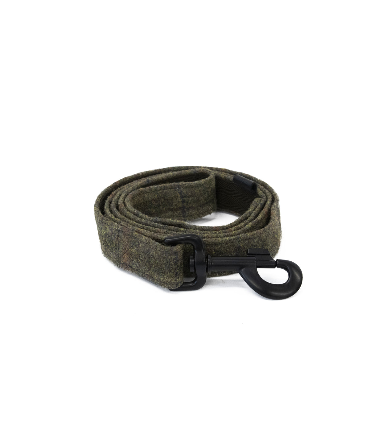 Dog Lead - Brown Waxed Tweed - John Partridge & Co